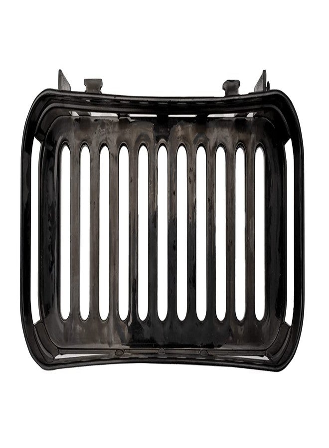 KPS Multipurpose Kitchen/Bathroom Shelf Wall Mounted No Drill Storage Rack Super Adhesive Shower Organizer Plastic Box with Sticker Hooks for Strong Support (Multicolor) Pack of 1 (Black) - Image 2